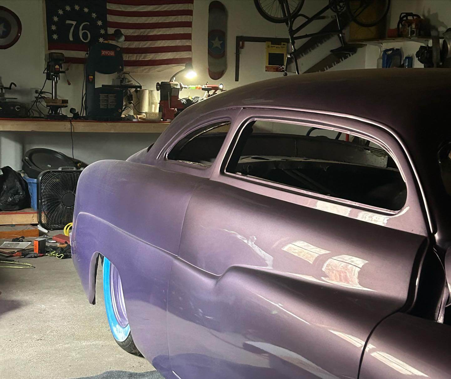 Tamco Paint Presley Purple on 1951 Mercury