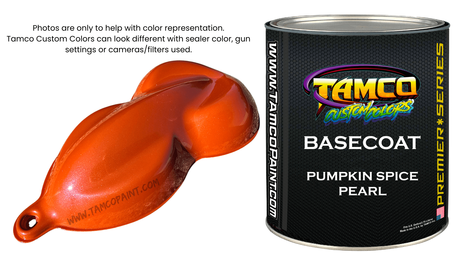  Tamco Paint   Pumpkin Spice Pearl Custom Color Basecoat