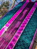 Tamco Paint Punk Rock Pink & Teal Time Candy Concentrate on Longboard