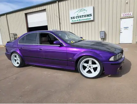 Tamco Paint Purple Pop Pearl on 2003 BMW E39 5 Series