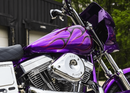 Tamco Paint Purple Pop Pearl on Harley Davidson Dyna