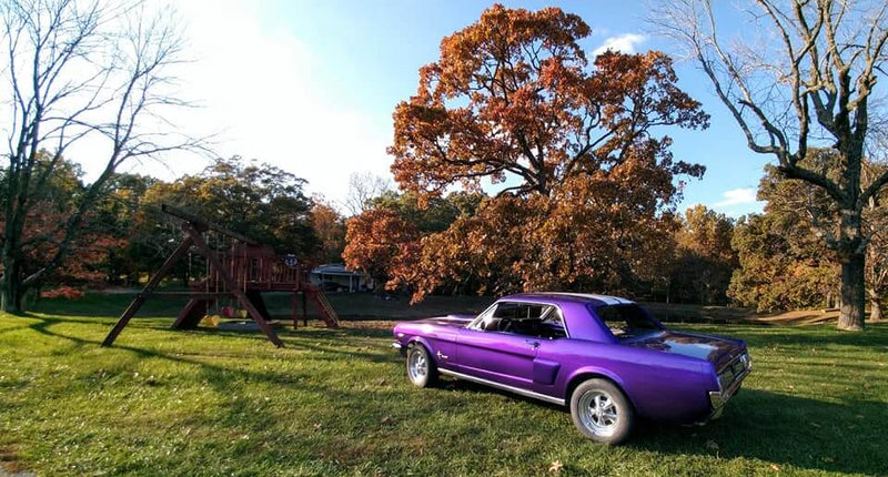 Purple Pop Pearl 1965 Ford Mustang