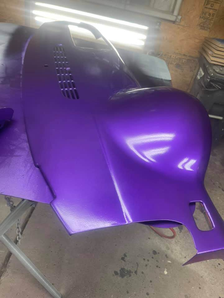 Purple Pop Pearl Car part