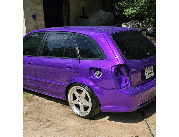 Tamco Paint Purple Pop Pearl in Mazda Protegé