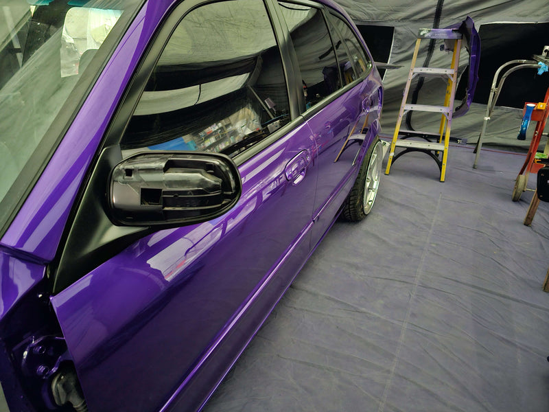 Tamco Paint Purple Pop Pearl in Mazda Protegé