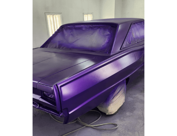 Tamco Paint Purple Pop Pearl in 1967 Dodge Coronet