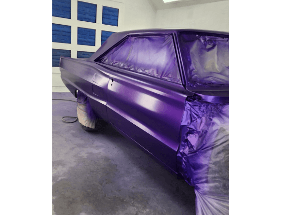 Tamco Paint Purple Pop Pearl in 1967 Dodge Coronet