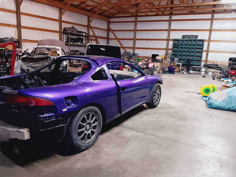 Tamco Paint Purple Pop Pearl on Mitsubishi Eclipse