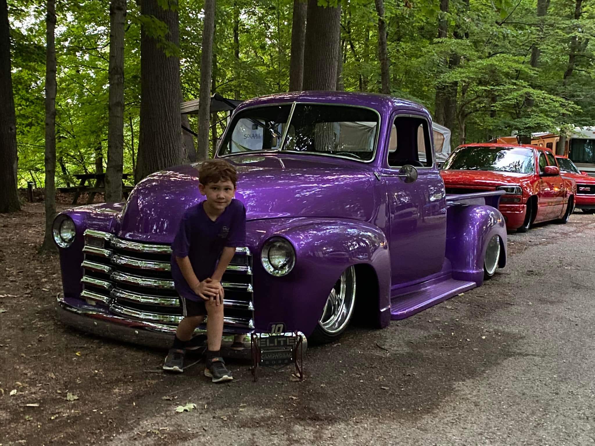 Tamco Paint Purple Reign on 1948 Chevrolet 3100