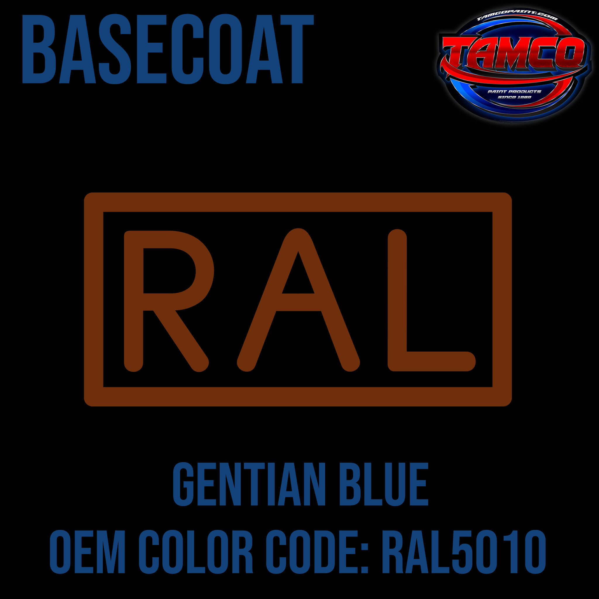 RAL GENTIAN BLUE OEM BASECOAT