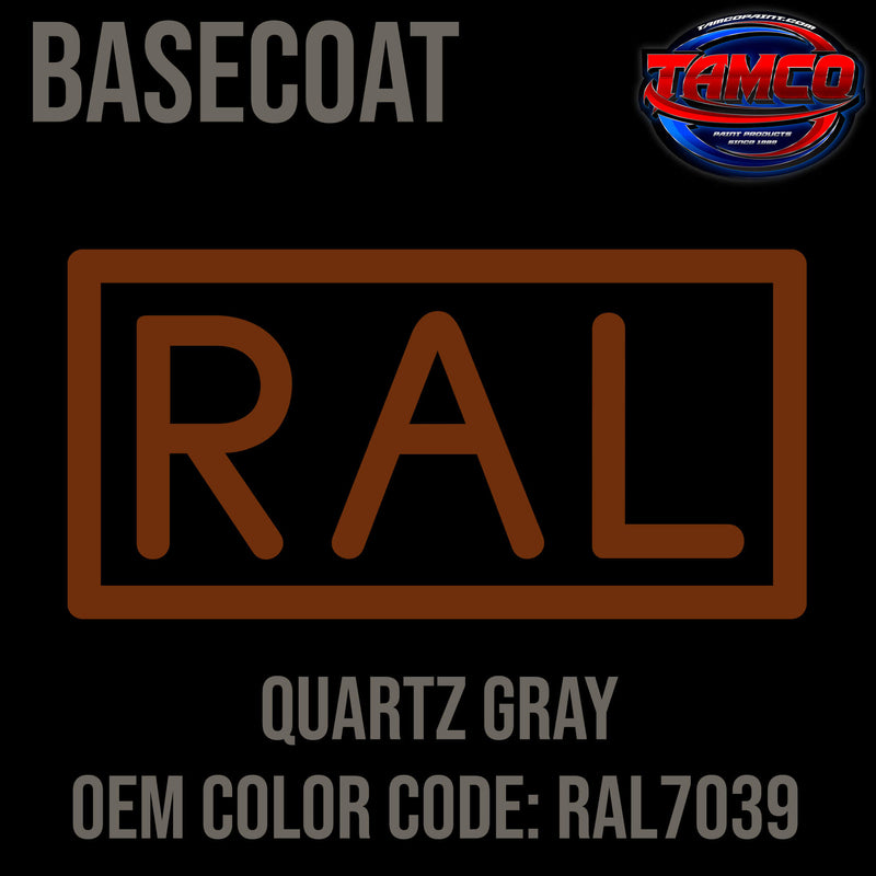 RAL QUARTZ GRAY OEM BASECOAT