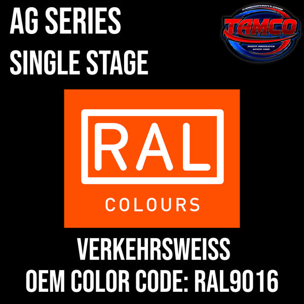 RAL Verkehrsweiss | RAL9016 | 1982 | OEM AG Series Single Stage