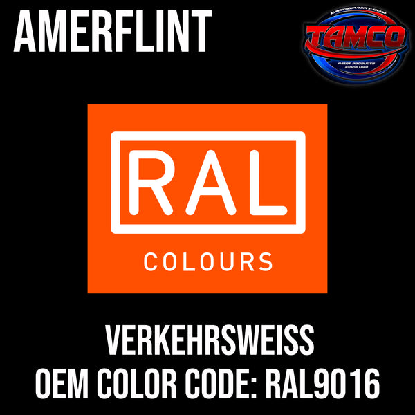 RAL Verkehrsweiss | RAL9016 | 1982 | OEM Amerflint II Series Single Stage