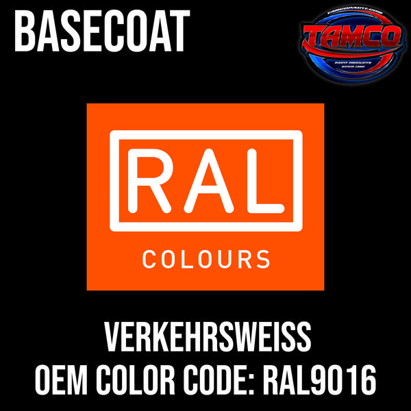 RAL Verkehrsweiss | RAL9016 | 1982 | OEM Basecoat