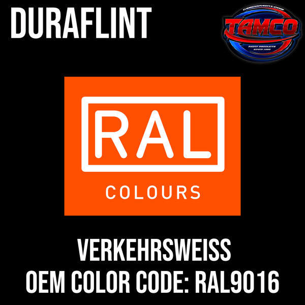 RAL Verkehrsweiss | RAL9016 | 1982 | OEM DuraFlint Series Single Stage