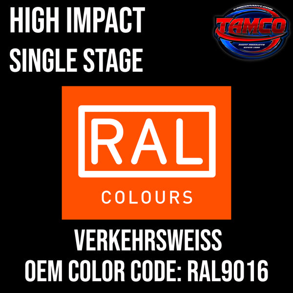 RAL Verkehrsweiss | RAL9016 | 1982 | OEM High Impact Series Single Stage
