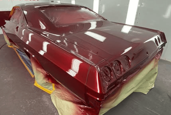 Tamco Paint Mazda Soul Crystal Red Metallic in 1965 Chevrolet Impala