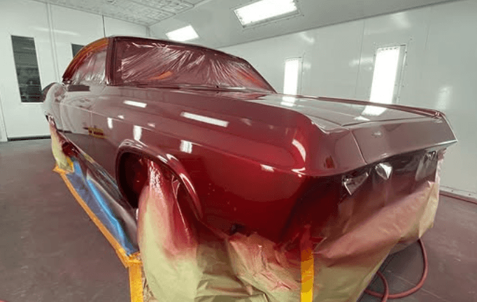 Tamco Paint Mazda Soul Crystal Red Metallic in 1965 Chevrolet Impala