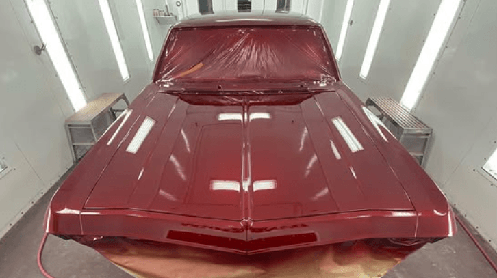 Tamco Paint Mazda Soul Crystal Red Metallic in 1965 Chevrolet Impala