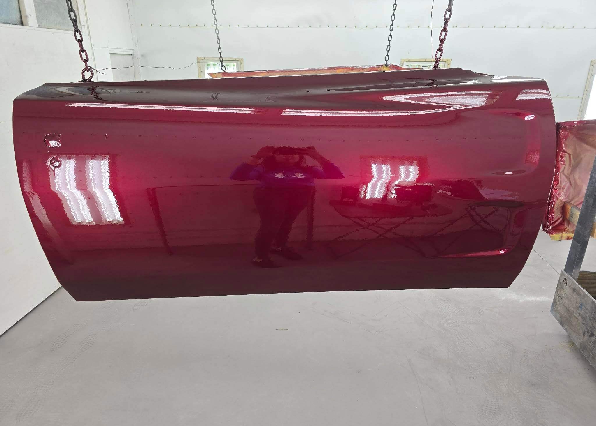 Tamco Paint Radiant Cranberry on 1968 Dodge Challenger Car Parts