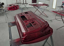 Tamco Paint Radiant Cranberry on Car Parts