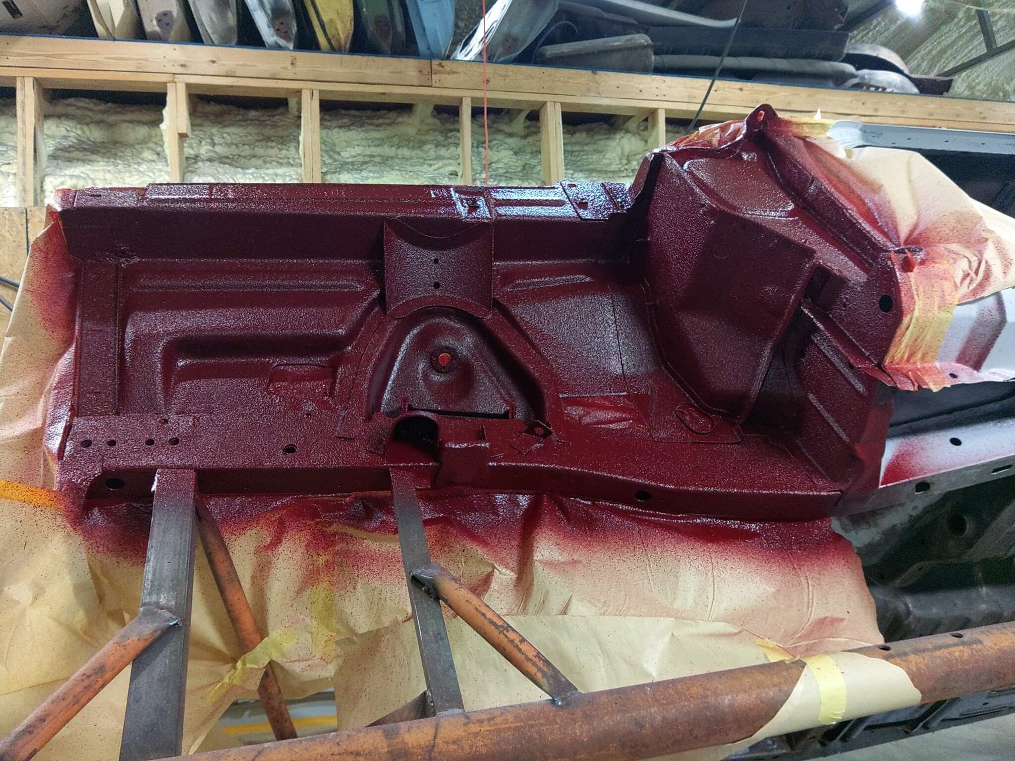 Tamco Paint Radiant Cranberry Candy Pearl in 1968 Dodge Charger