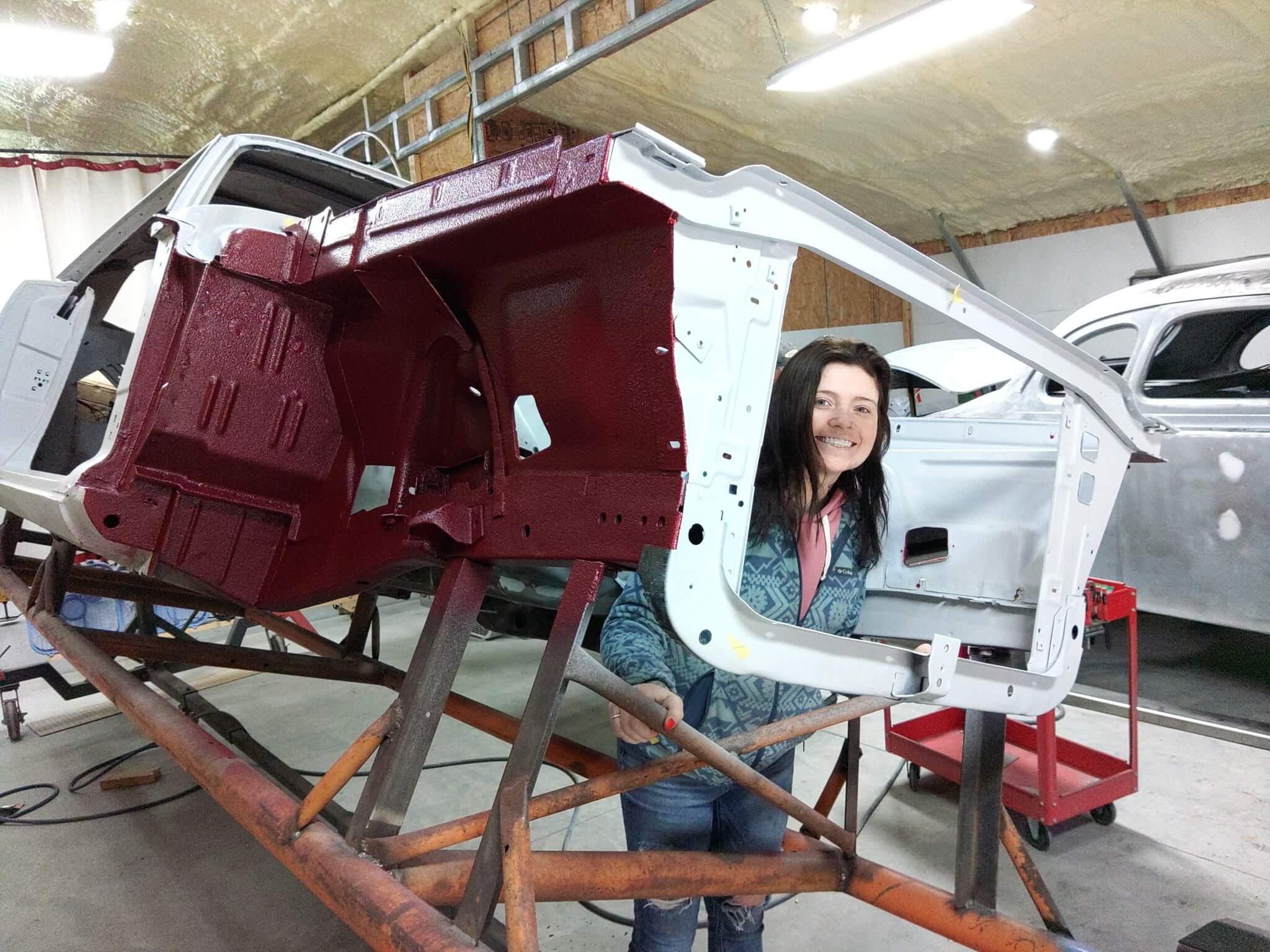 Tamco Paint Radiant Cranberry Candy Pearl in 1968 Dodge Charger