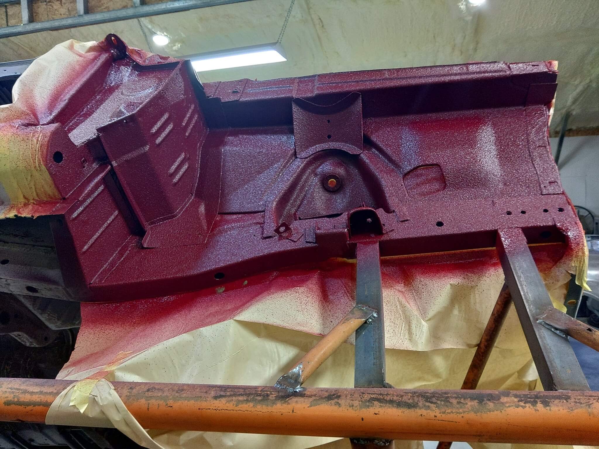 Tamco Paint Radiant Cranberry Candy Pearl in 1968 Dodge Charger
