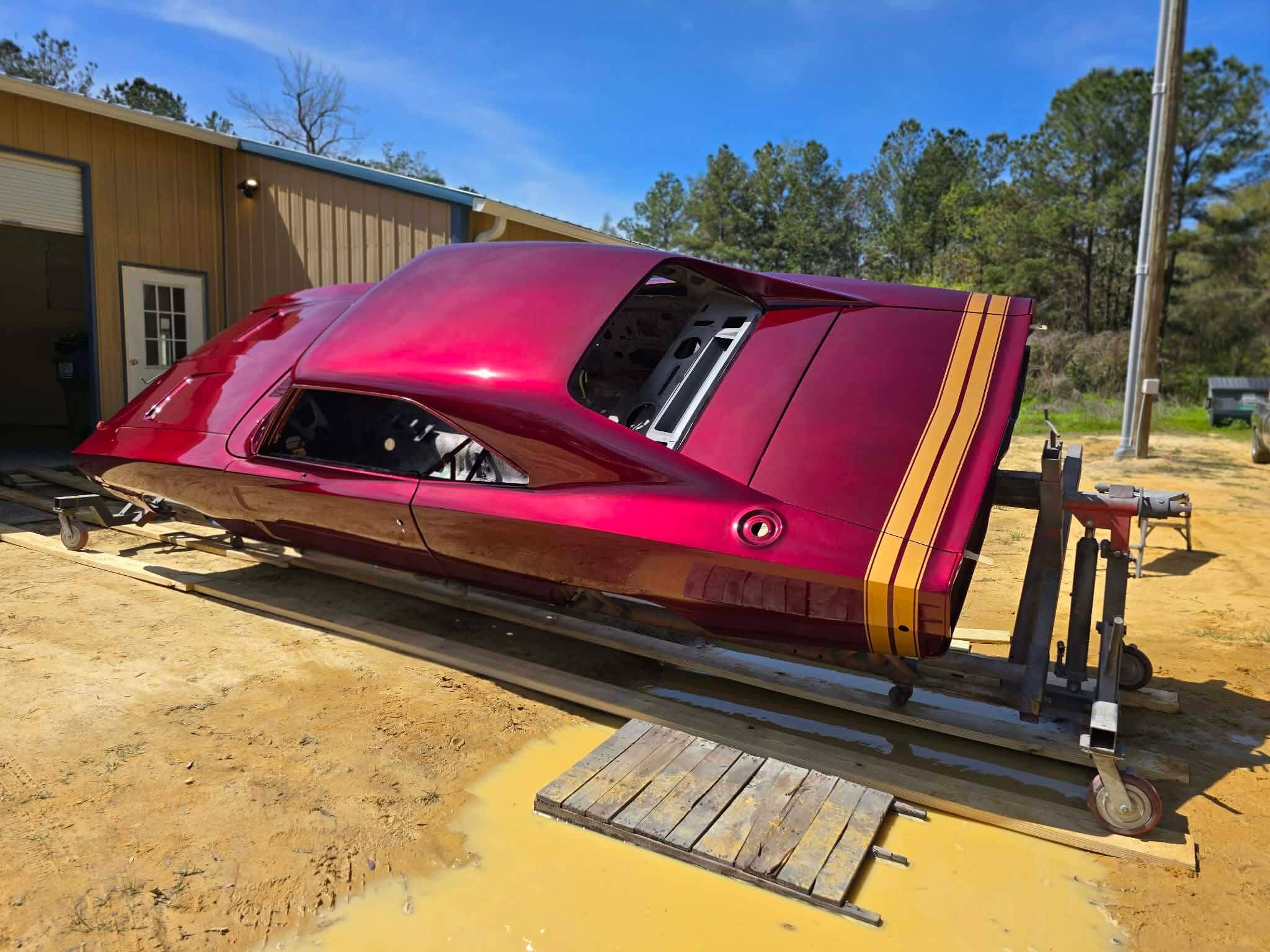Tamco Paint Radiant Cranberry on 1968 Dodge Charger