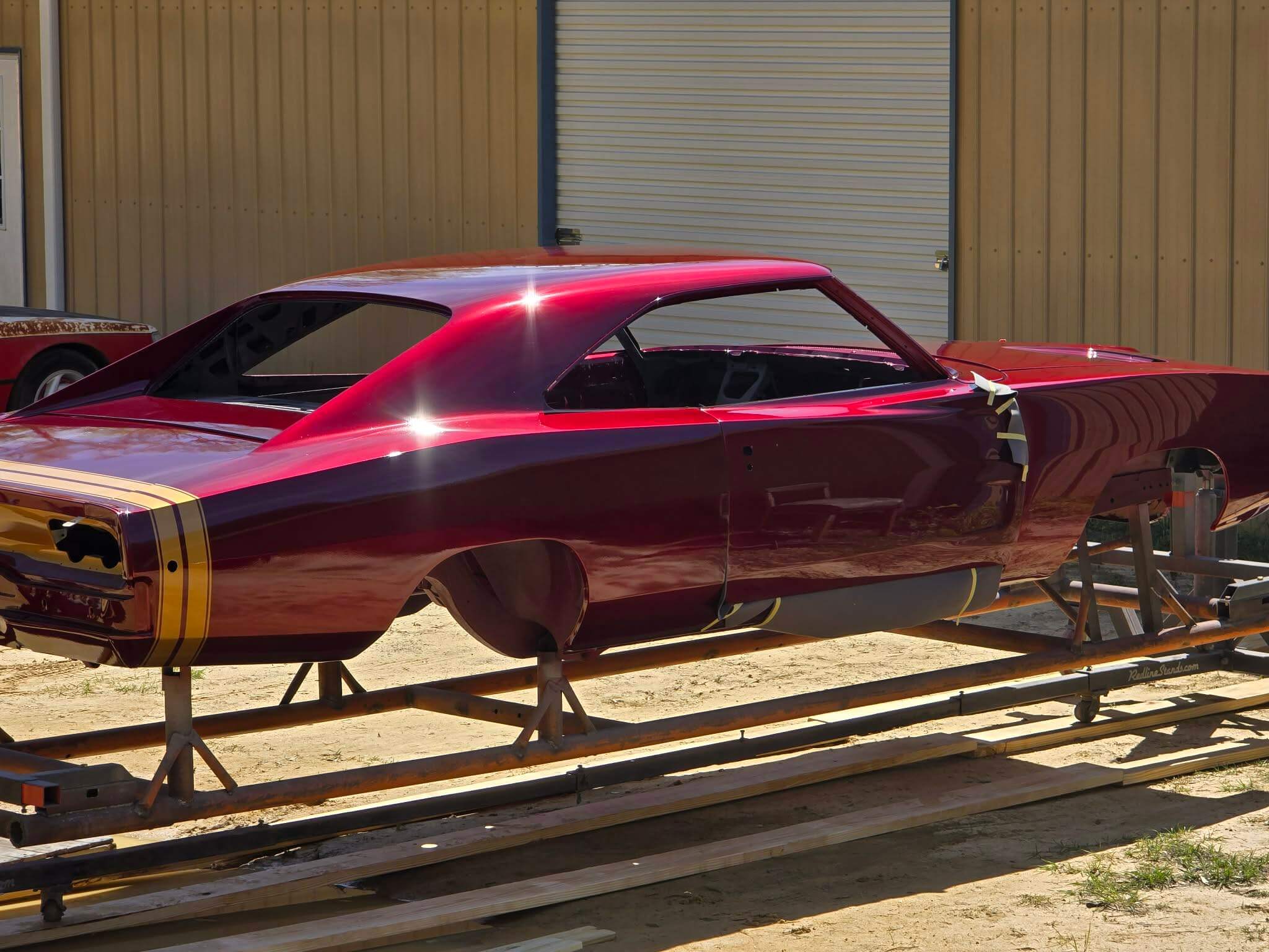 Tamco Paint Radiant Cranberry on 1968 Dodge Charger