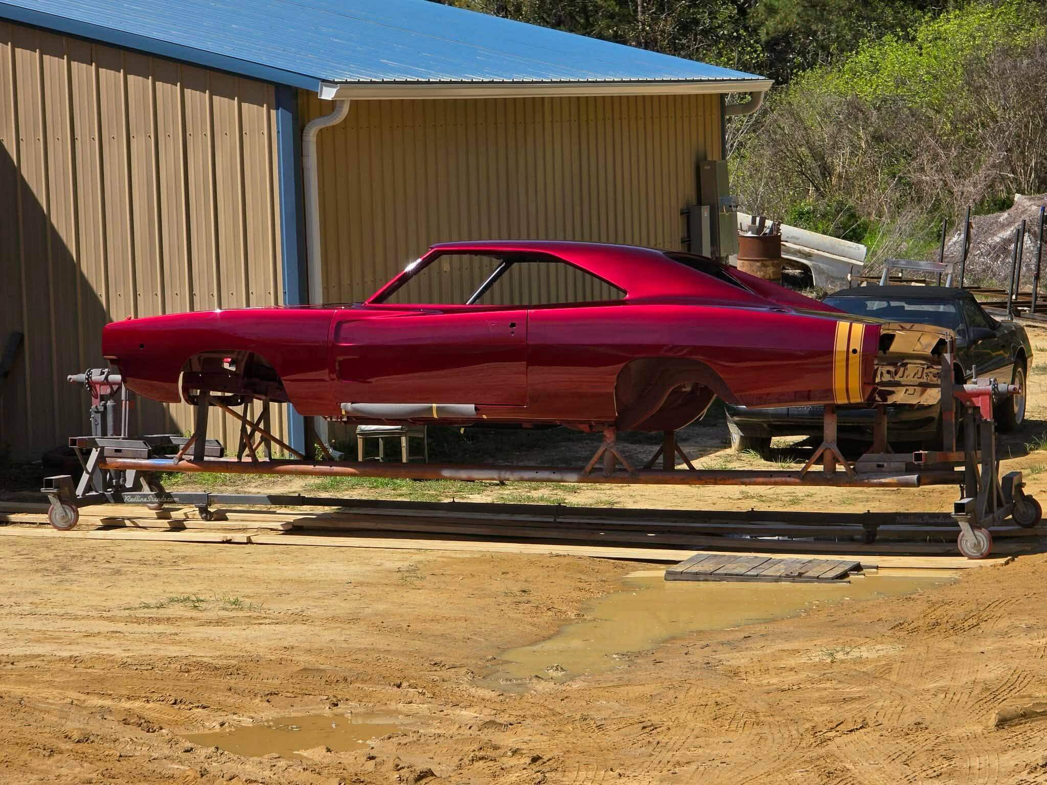 Tamco Paint Radiant Cranberry on 1968 Dodge Charger