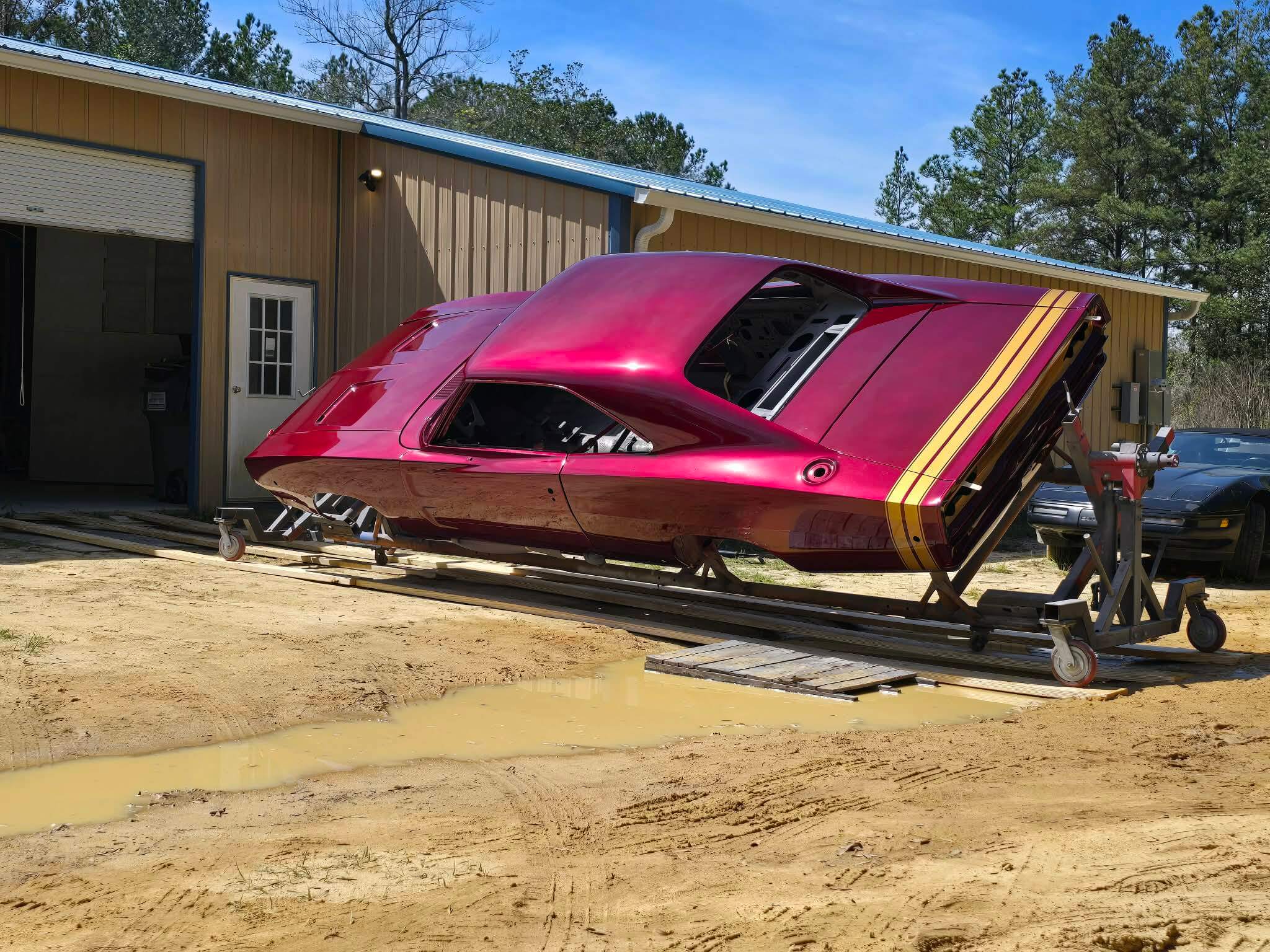 Tamco Paint Radiant Cranberry on 1968 Dodge Charger