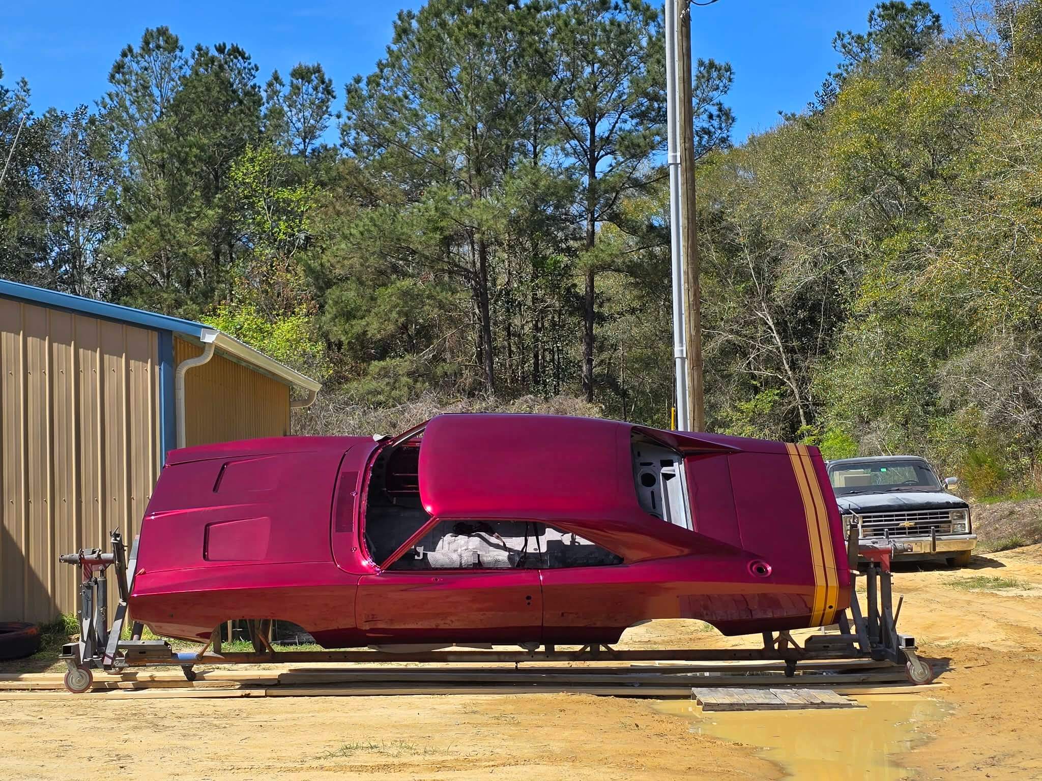 Tamco Paint Radiant Cranberry on 1968 Dodge Charger