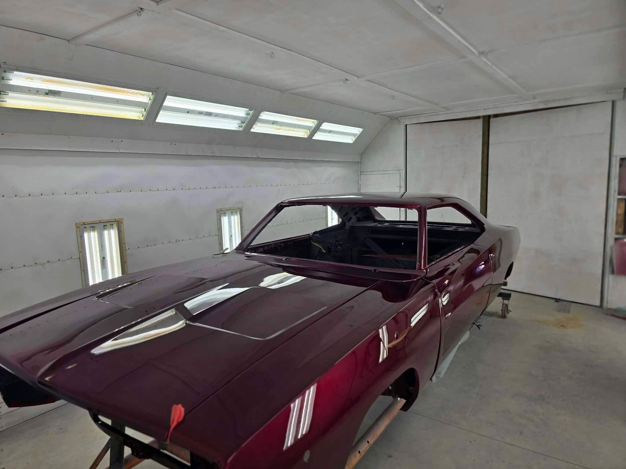 Tamco Paint Radiant Cranberry on 1968 Dodge Charger