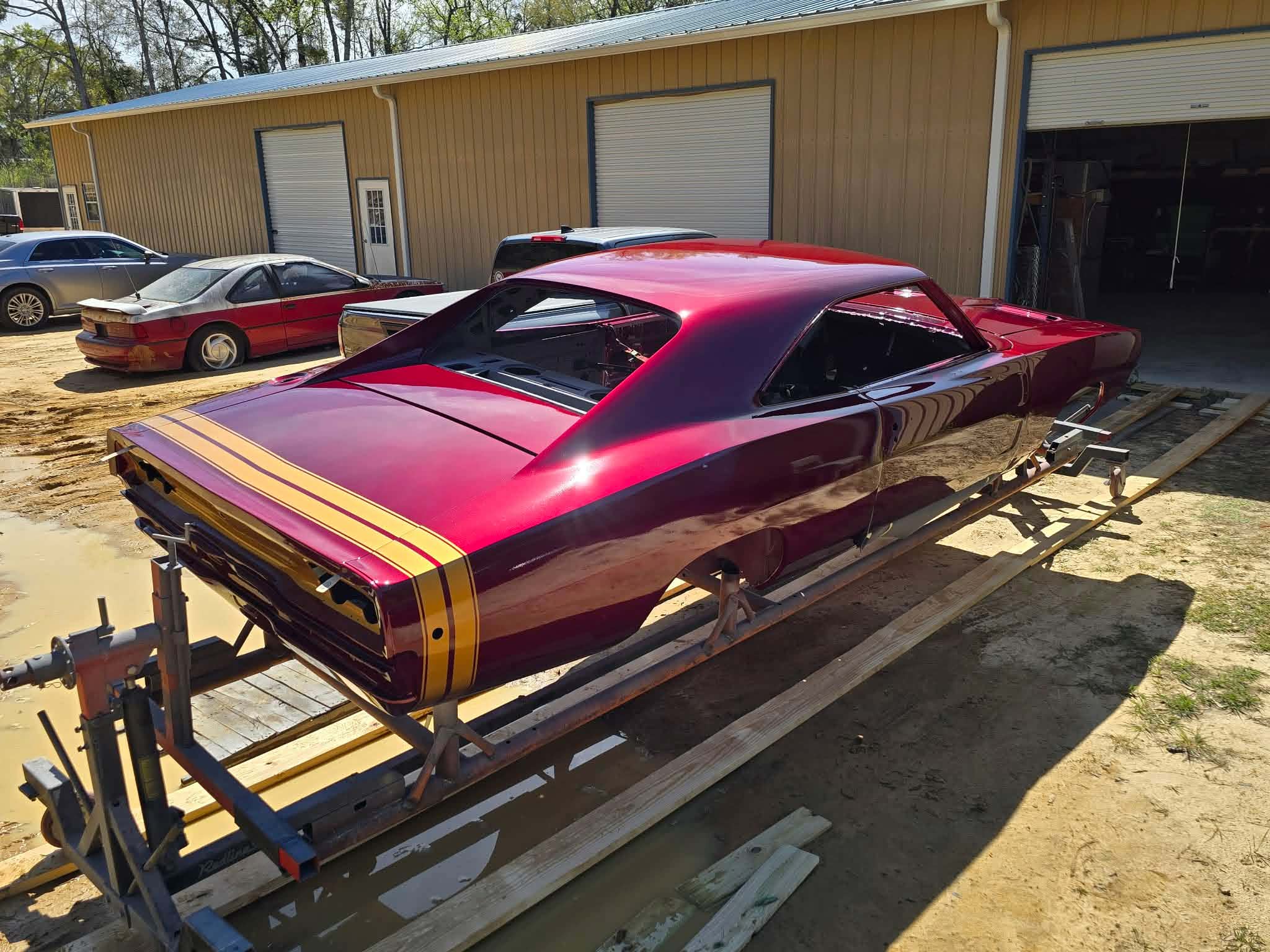 Tamco Paint Radiant Cranberry on 1968 Dodge Charger