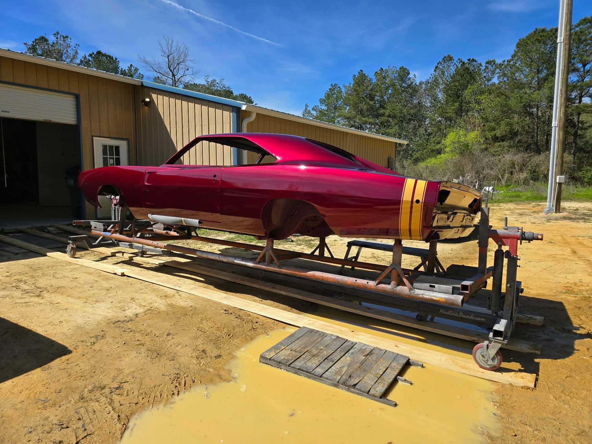 Tamco Paint Radiant Cranberry on 1968 Dodge Charger