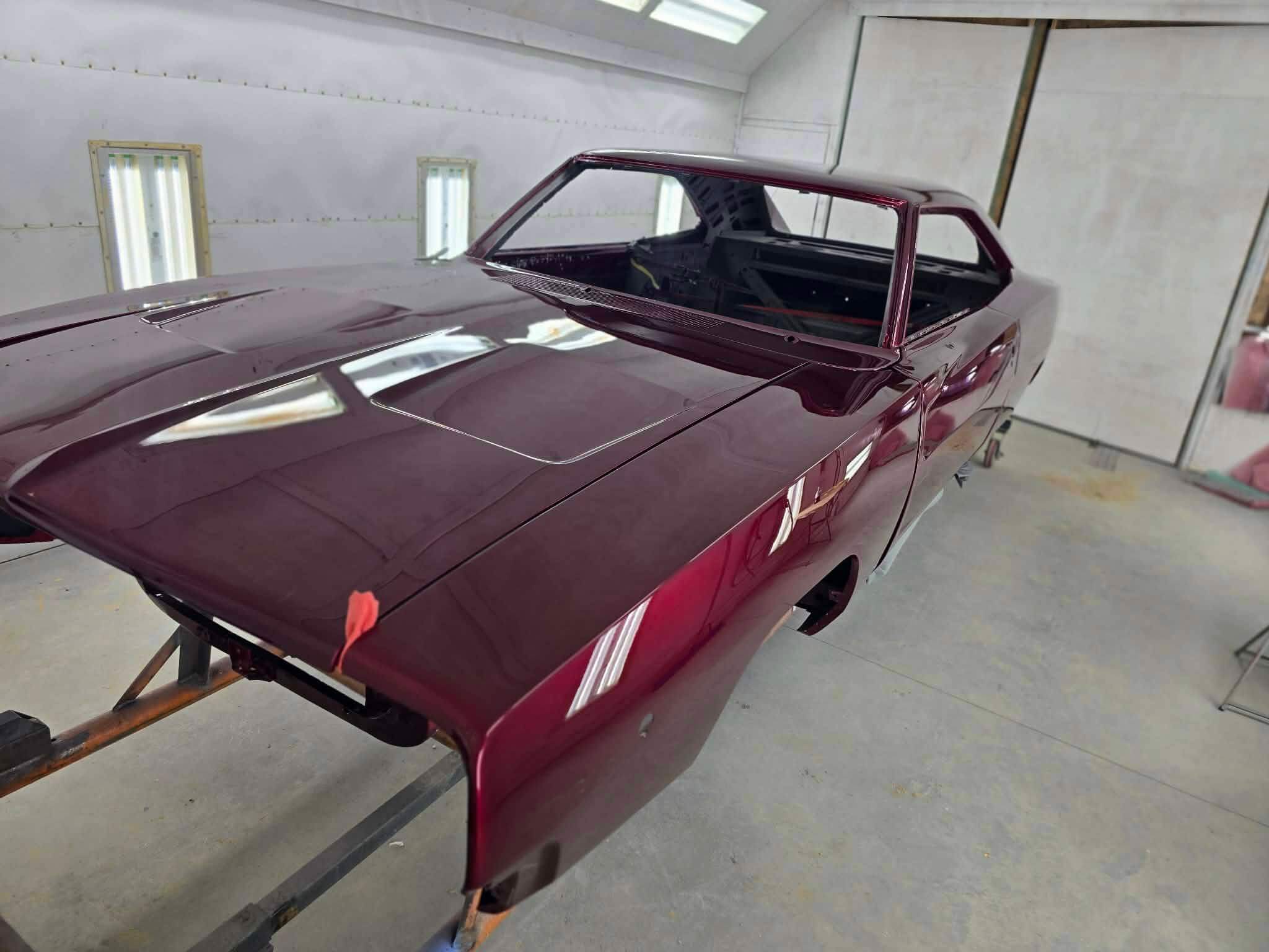 Tamco Paint Radiant Cranberry on 1968 Dodge Charger