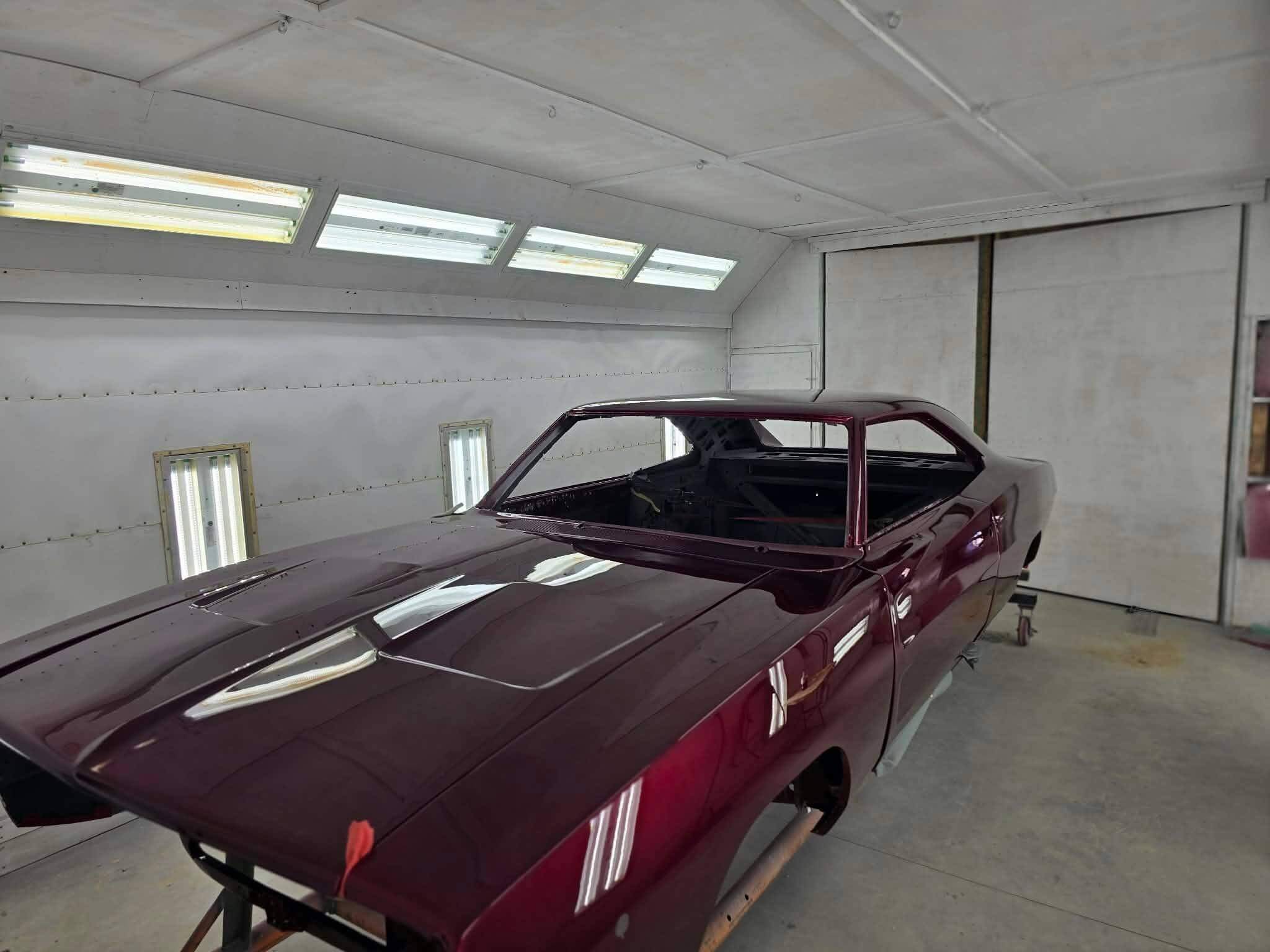 Tamco Paint Radiant Cranberry on 1968 Dodge Charger