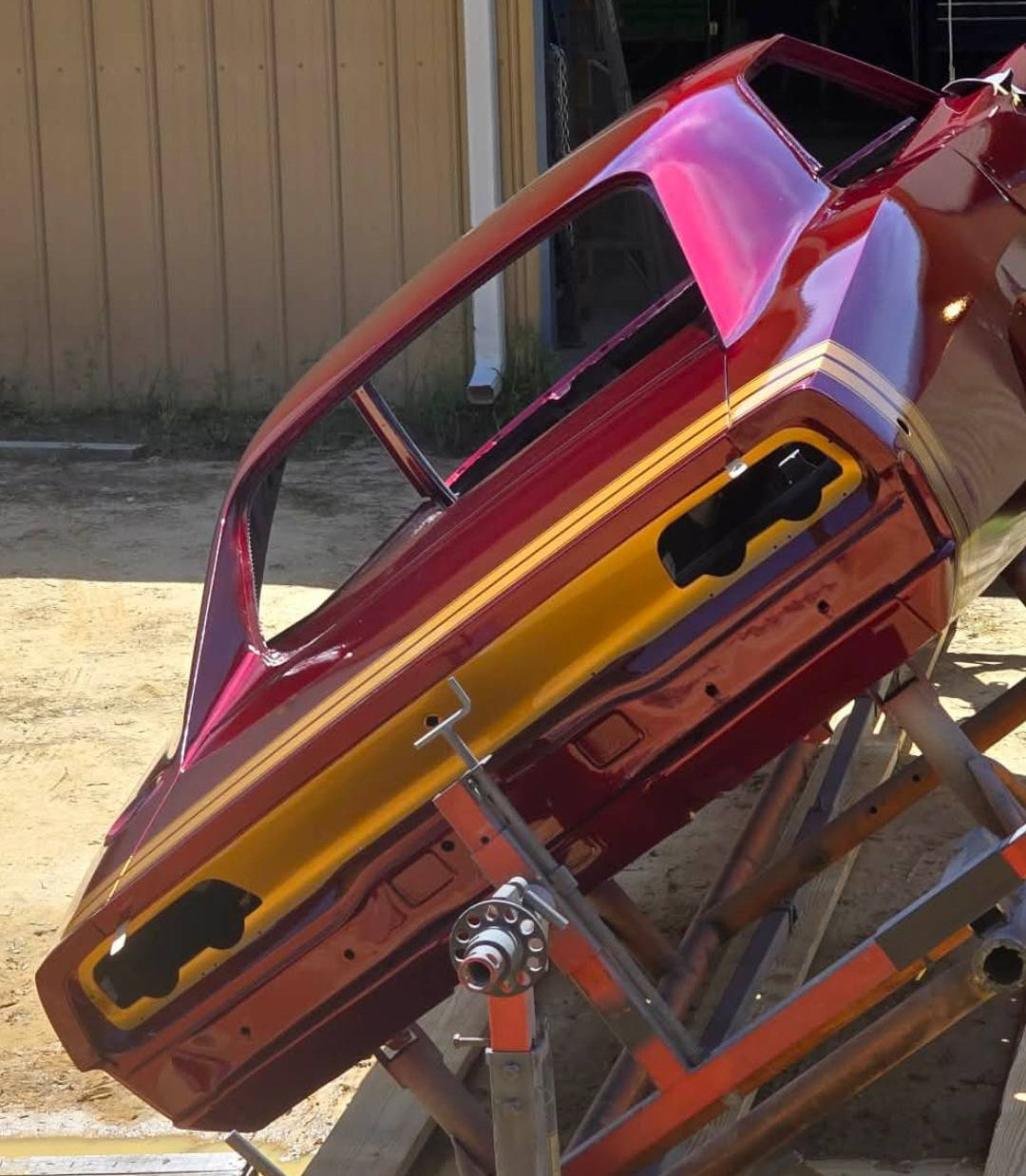 Tamco Paint Radiant Cranberry on 1968 Dodge Charger