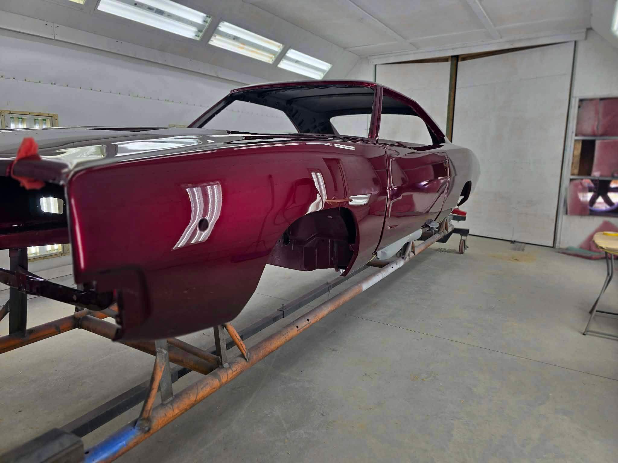 Tamco Paint Radiant Cranberry on 1968 Dodge Charger