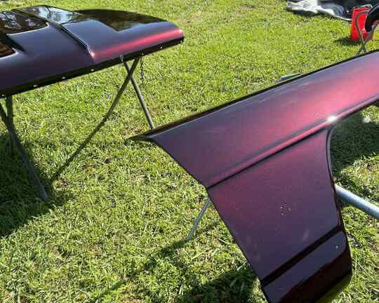 Tamco Paint Riddler Red on Chevrolet Nova