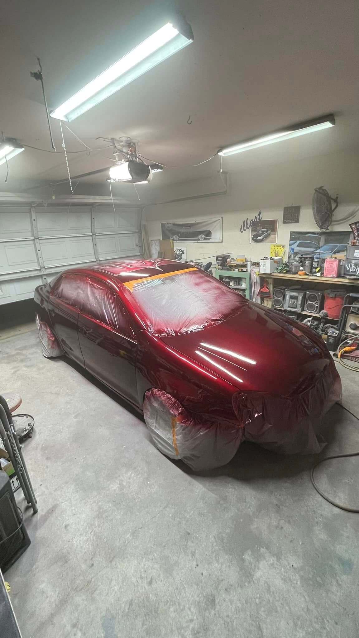 Tamco Paint Riddler Red on Volkswagen Jetta