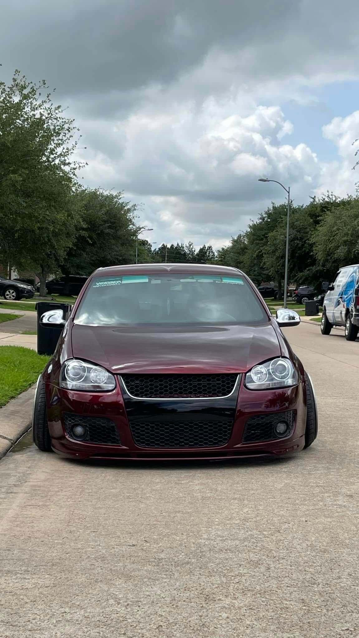 Tamco Paint Riddler Red on Volkswagen Jetta