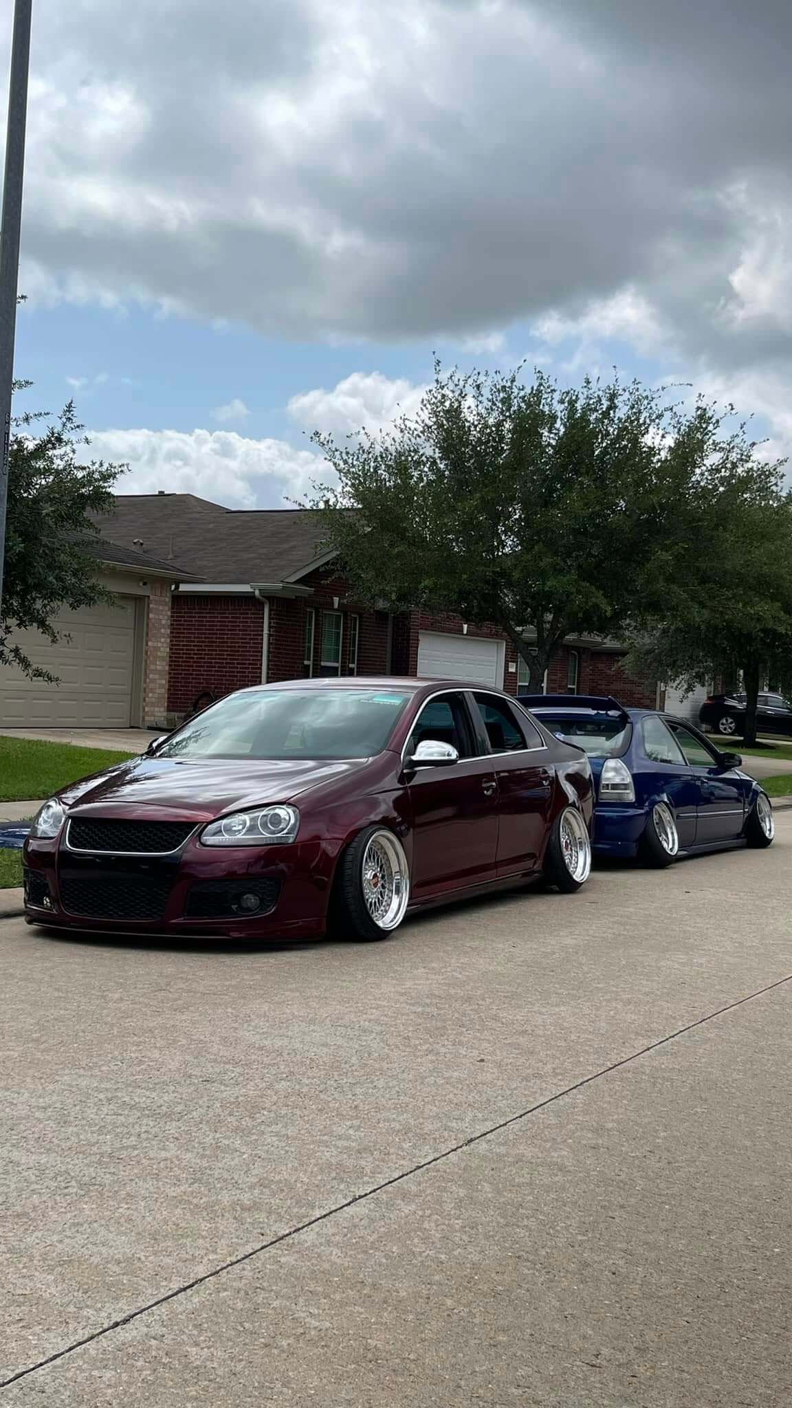Tamco Paint Riddler Red on Volkswagen Jetta