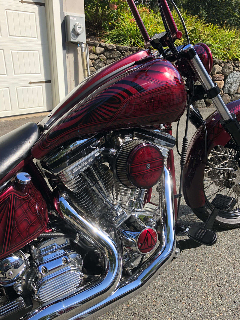 Tamco Paint Rock It Red on Harley Davidson