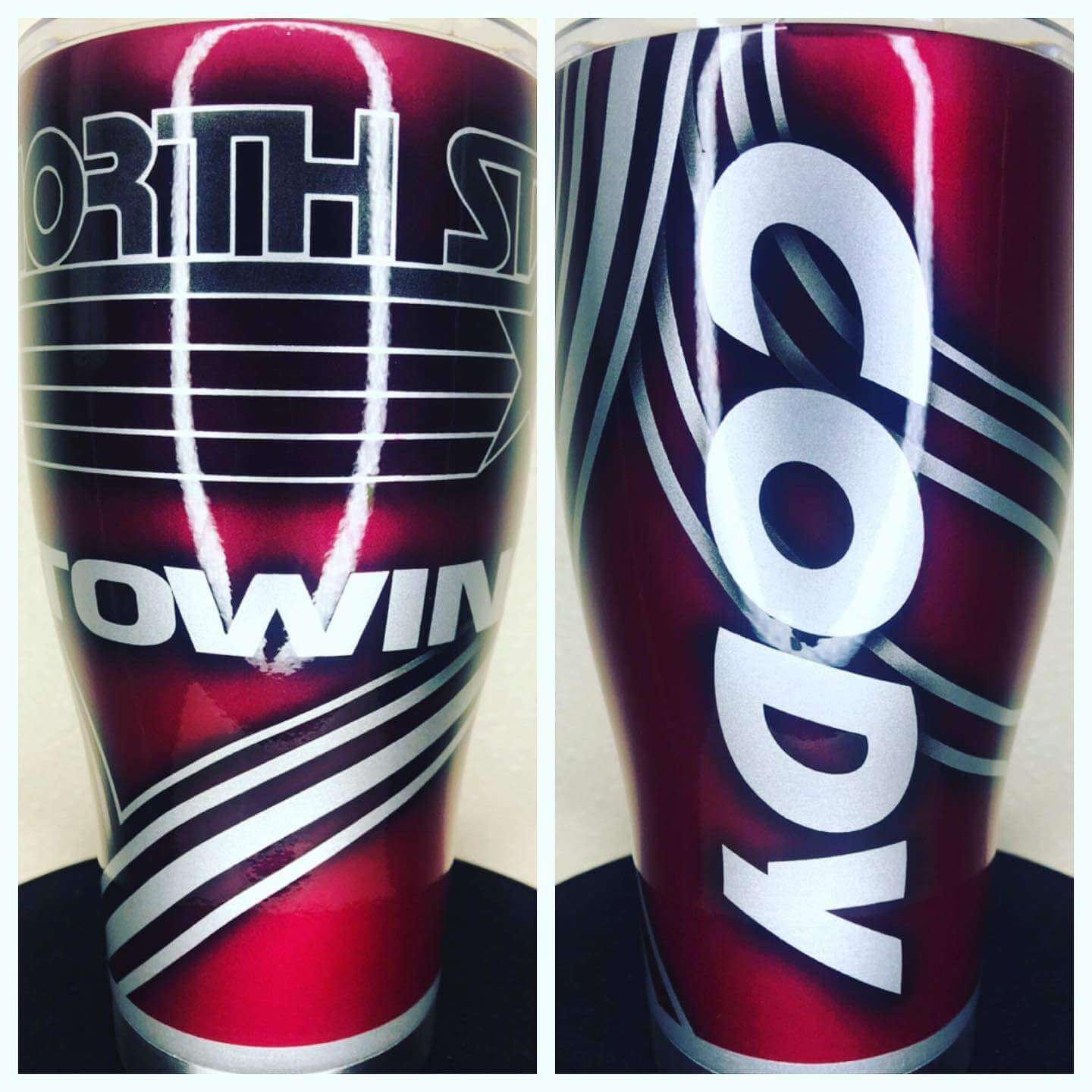 Tamco Paint Rock It Red on Customized Tumbler