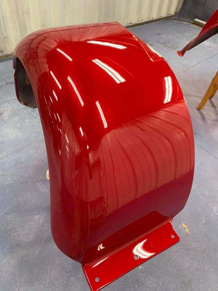 Tamco Paint Rock It Red on Car Parts