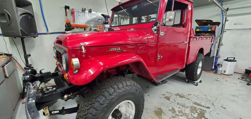Tamco Paint Rock It Red on 1966 Toyota Market