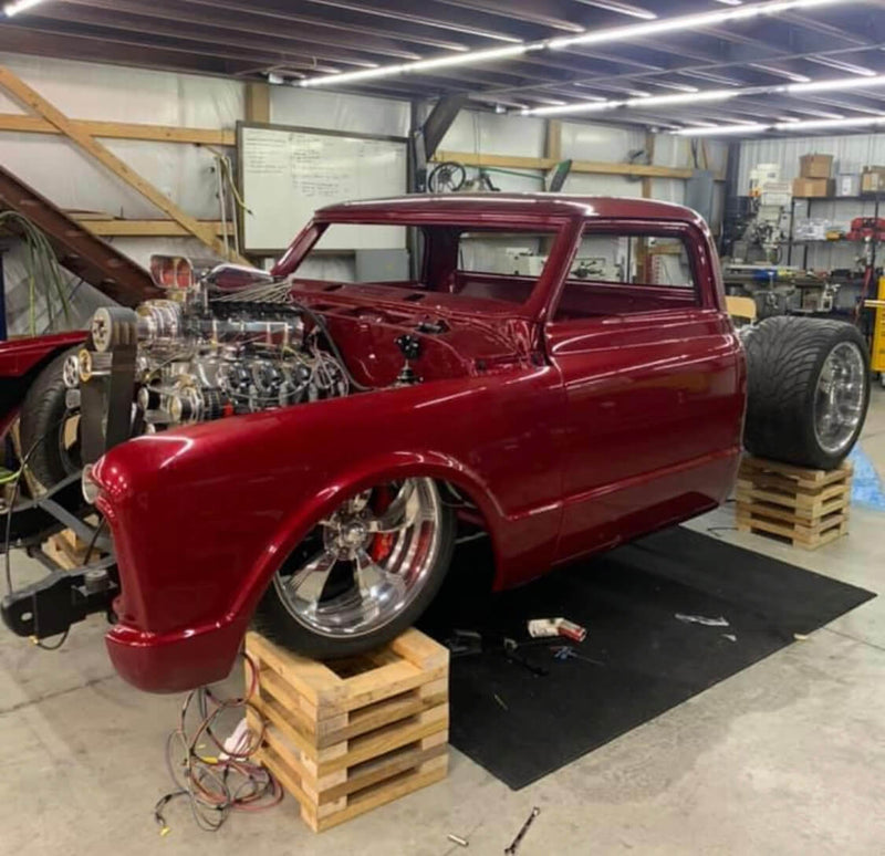 Tamco Paint Rock It Red on a car