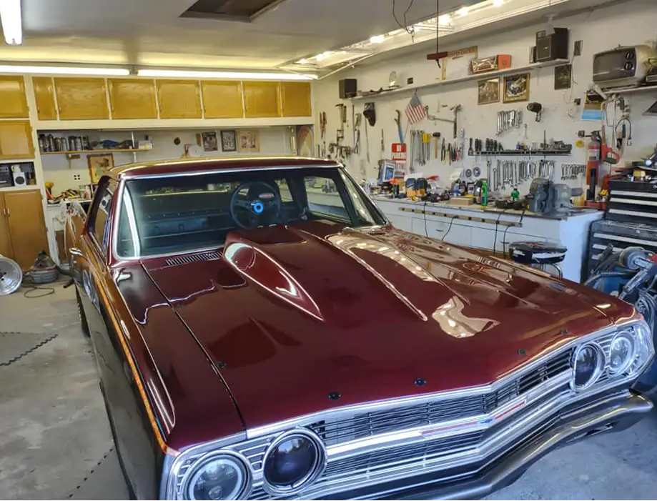 Tamco Paint Rock It Red on 1968 Chevelle 